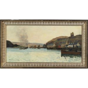 Unloading The Day's Catch, Tarbert by Andrew Black