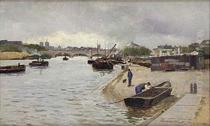 Parismotiv Med Pont D'austerlitz by Andrew Black