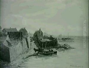 Unloading The Boats, St. Monans by Andrew Black