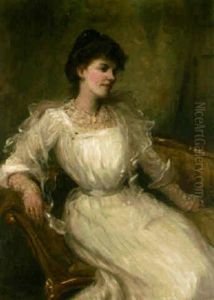 Portrait Of A Lady by Arthur John Black