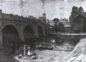 Richmond Bridge by Arthur John Black