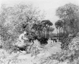 Allegory Of Spring by Arthur John Black