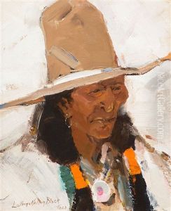 Indian Portrait, Taos by Laverne Nelson Black