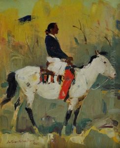 Indian Rider by Laverne Nelson Black
