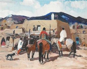 Taos Pueblo (no.23) by Laverne Nelson Black