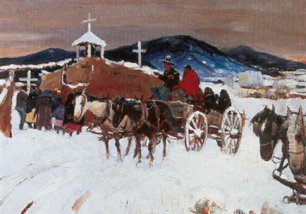 Indians Going To Church - view 1