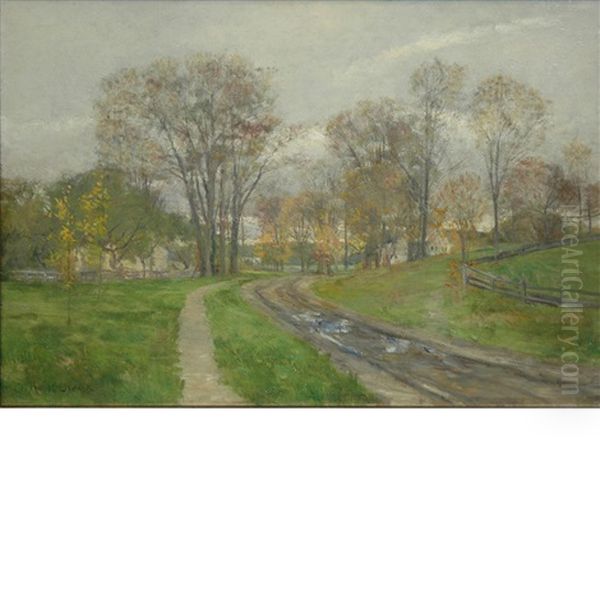Houses Along A Country Lane - view 1
