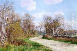 Autumn Landscape With Rural Path