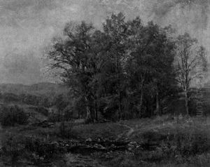 Late Summer Landscape by Olive Parker Black