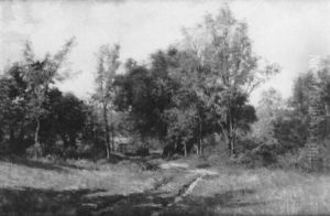 Summer Afternoon Landscape by Olive Parker Black