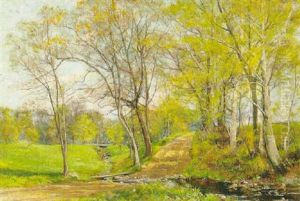 Country Lane In Spring