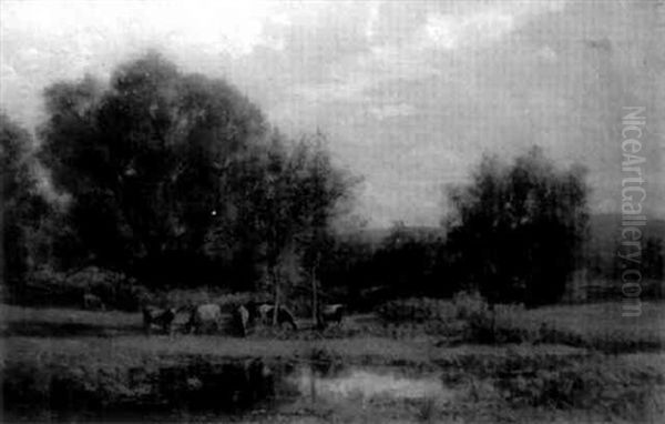 Pastoral Scene With Cattle - view 1