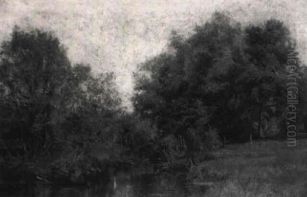 A River Landscape In Summer - view 1
