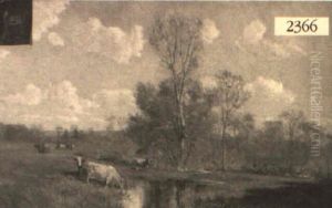 Spring Landscape by Olive Parker Black