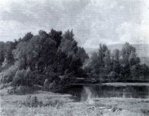 Bend In The River, Berkshires by Olive Parker Black