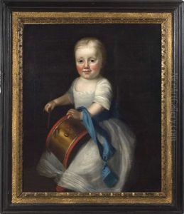 Portrait Of A Young Boy With A Drum by Joseph Blackburn