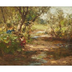 By The Stream by Thomas Bromley Blacklock