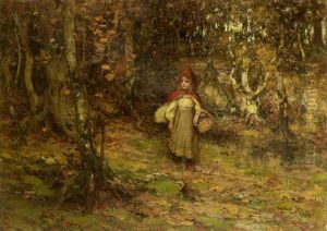 Red Riding Hood by Thomas Bromley Blacklock