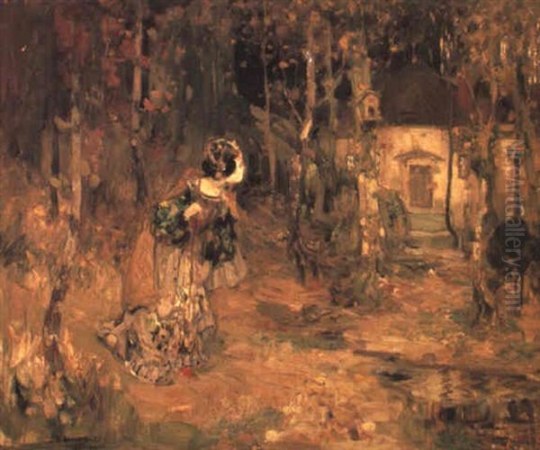 Japanese Girl In An Enchanted Wood - view 1
