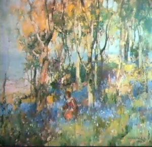 Spring Woodland by Thomas Bromley Blacklock