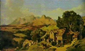 A Miller's Homestead, Cumberland- Westmorland, Lake District by William James Blacklock