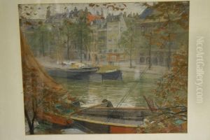 Boten Op Stadsgracht Boten Op Stadsgracht