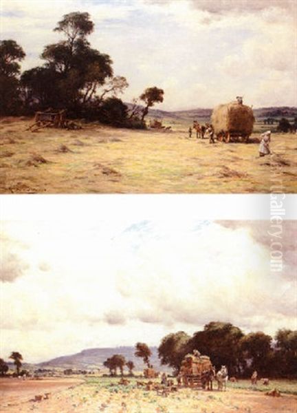Gathering In The Hay - view 1