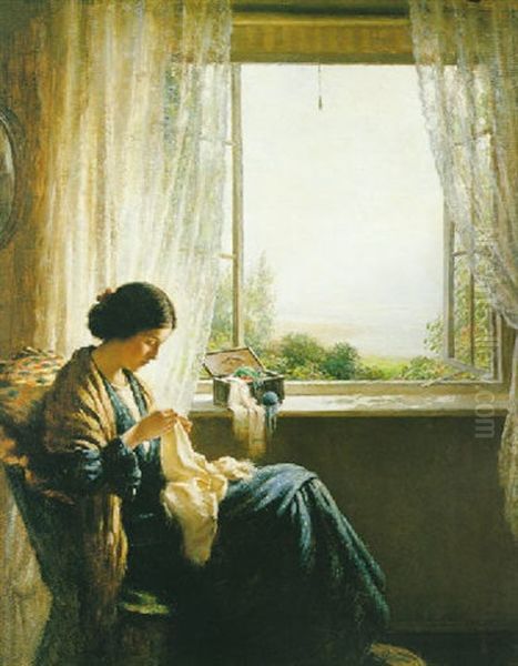 Sewing By A Window - view 1