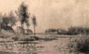 The Ouse At St. Ives by William Kay Blacklock