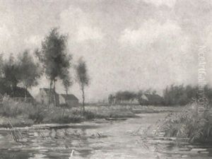 The Ouse At St. Ives by William Kay Blacklock