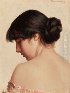 Woman With Upswept Hair Woman With Upswept Hair