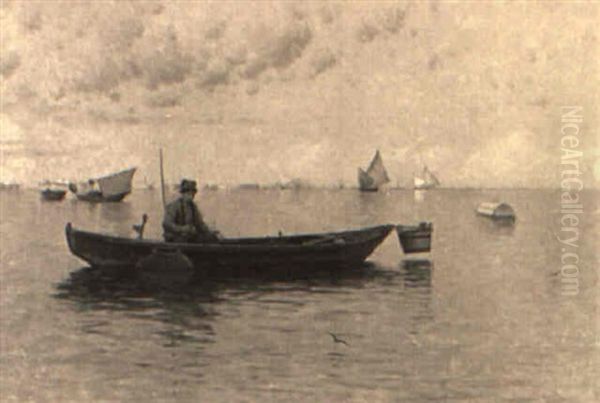 Fishing In The Venetian Lagoon - view 1