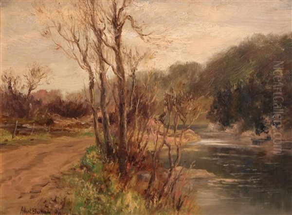 Path By An Icy River - view 1