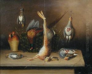Still Life Of A Woodcock, A Teal, Mackerel, A Turbot And A Lobster; And A Still Life Of A Hare, A Snipe, A Pheasant And English Partridge Still Life Of A Woodcock, A Teal, Mackerel, A Turbot And A Lobster; And A Still Life Of A Hare, A Snipe, A Pheasant And English Partridge