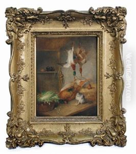 Still Life Of Dead Game (pair) by Benjamin Blake