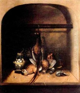 Still Life Of Game (+ Another Similar, Pair) by Benjamin Blake