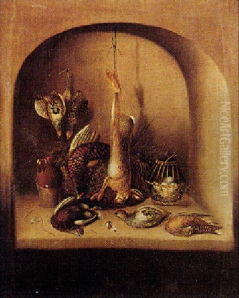 Larder Still Life With A Hare, Grouse, And Partridge - view 1