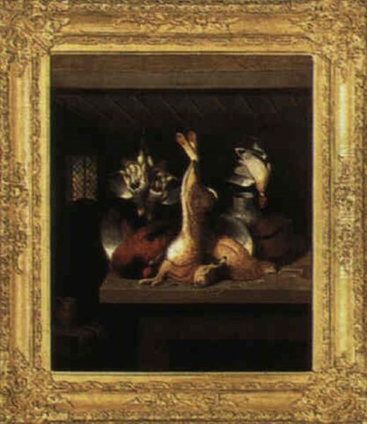 Still Life Of Game In A Larder - view 1