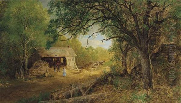 A Saw Mill In The Woods - view 1