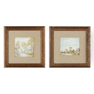 Pair Of Landscapes by Ralph Albert Blakelock