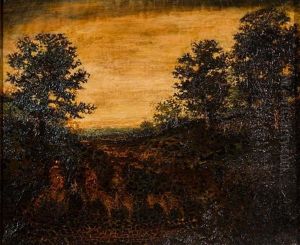 Native Americans On Horseback by Ralph Albert Blakelock