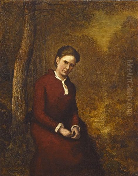 Portrait Of Cora Bailey (mrs. Ralph Blakelock) - view 1