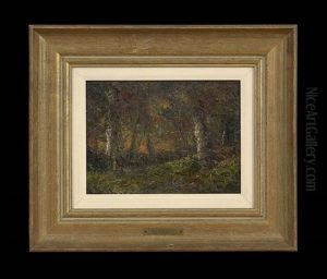 Wooded Landscape At Sunset by Ralph Albert Blakelock