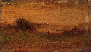 Untitled (landscape) by Ralph Albert Blakelock