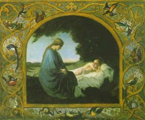La Vierge Et L'enfant Jesus by Henri Emmanuel Blanc-Fontaine