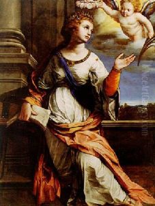 Saint Catherine Of Alexandria by Jacques Blanchard