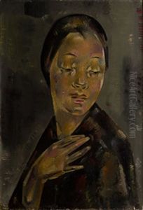 Rostro-cabeza De Mujer by Maria Blanchard