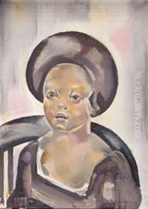 L Enfant Au Chapeau by Maria Blanchard