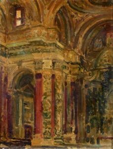 Interieur D'eglise (venise?) Interieur D'eglise (venise?)