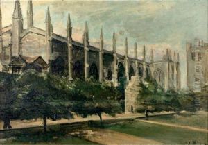 New College, Oxford by Jacques-Emile Blanche